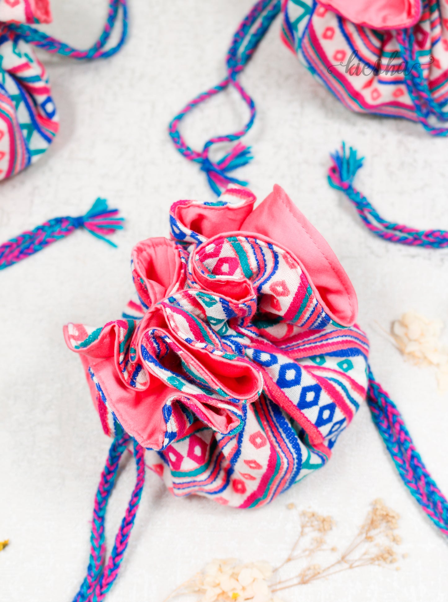 French Rose Potli Bag