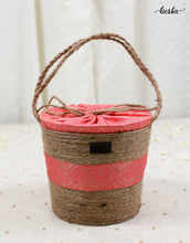 Load image into Gallery viewer, Brocade Basket Peach (large)