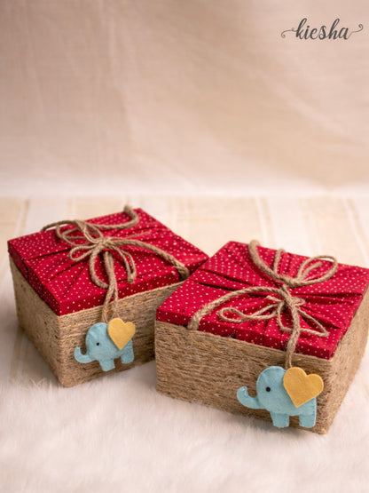 Little Elephant Kids Basket (covered)