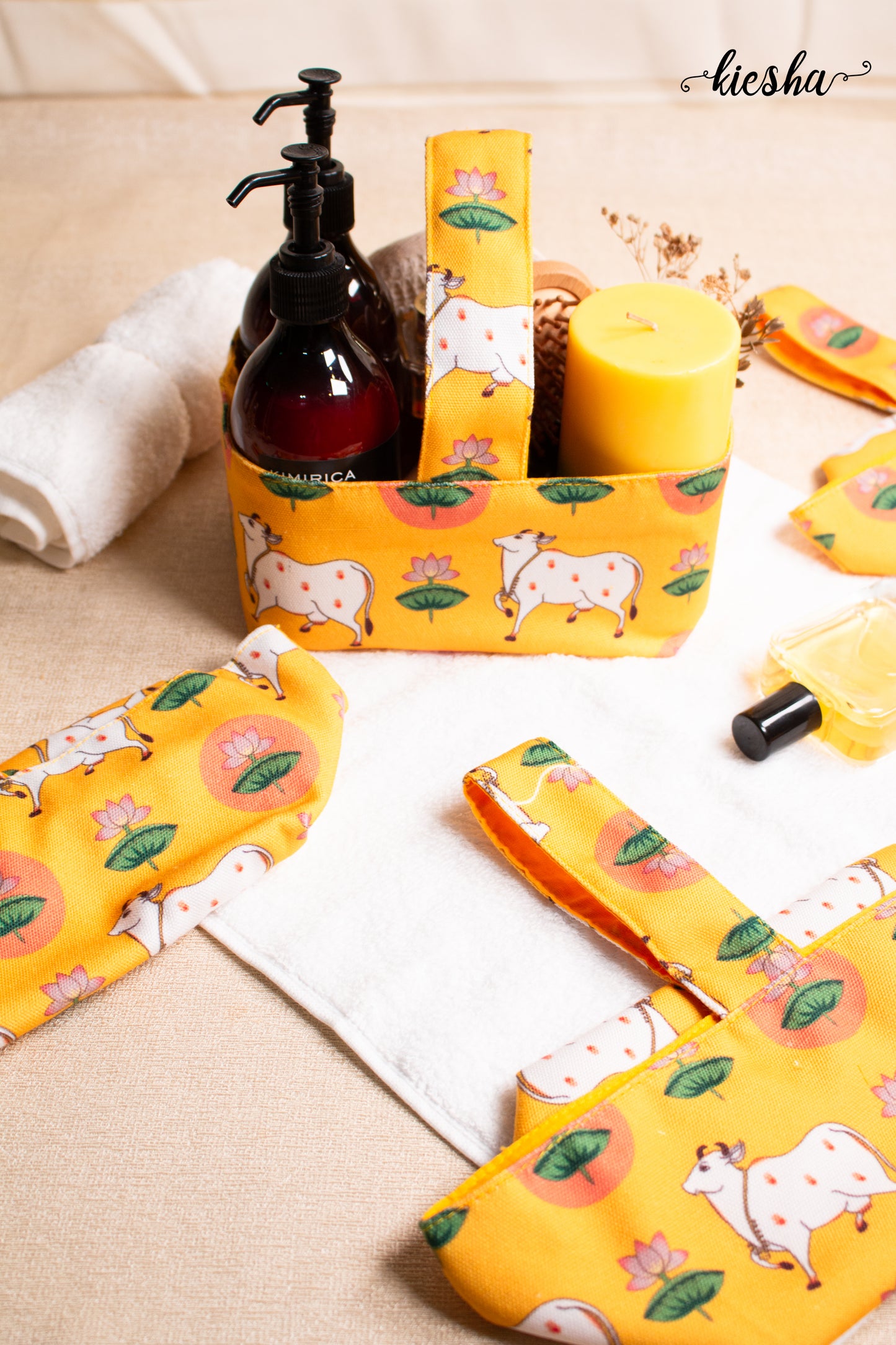 Canvas Foldable Basket (Small)