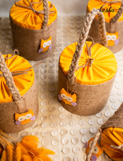Owl Bucket Basket