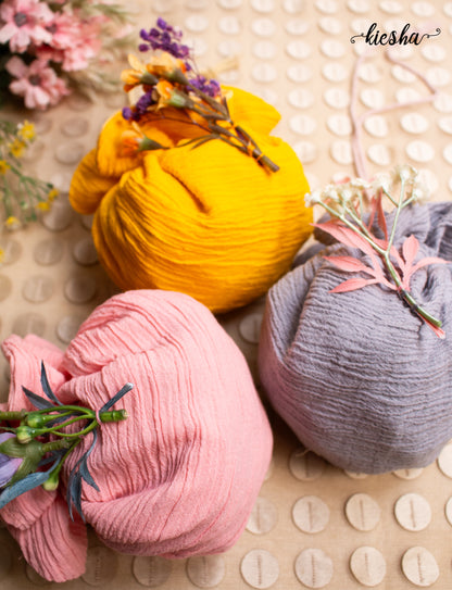 Muslin Potlis (set of 3)