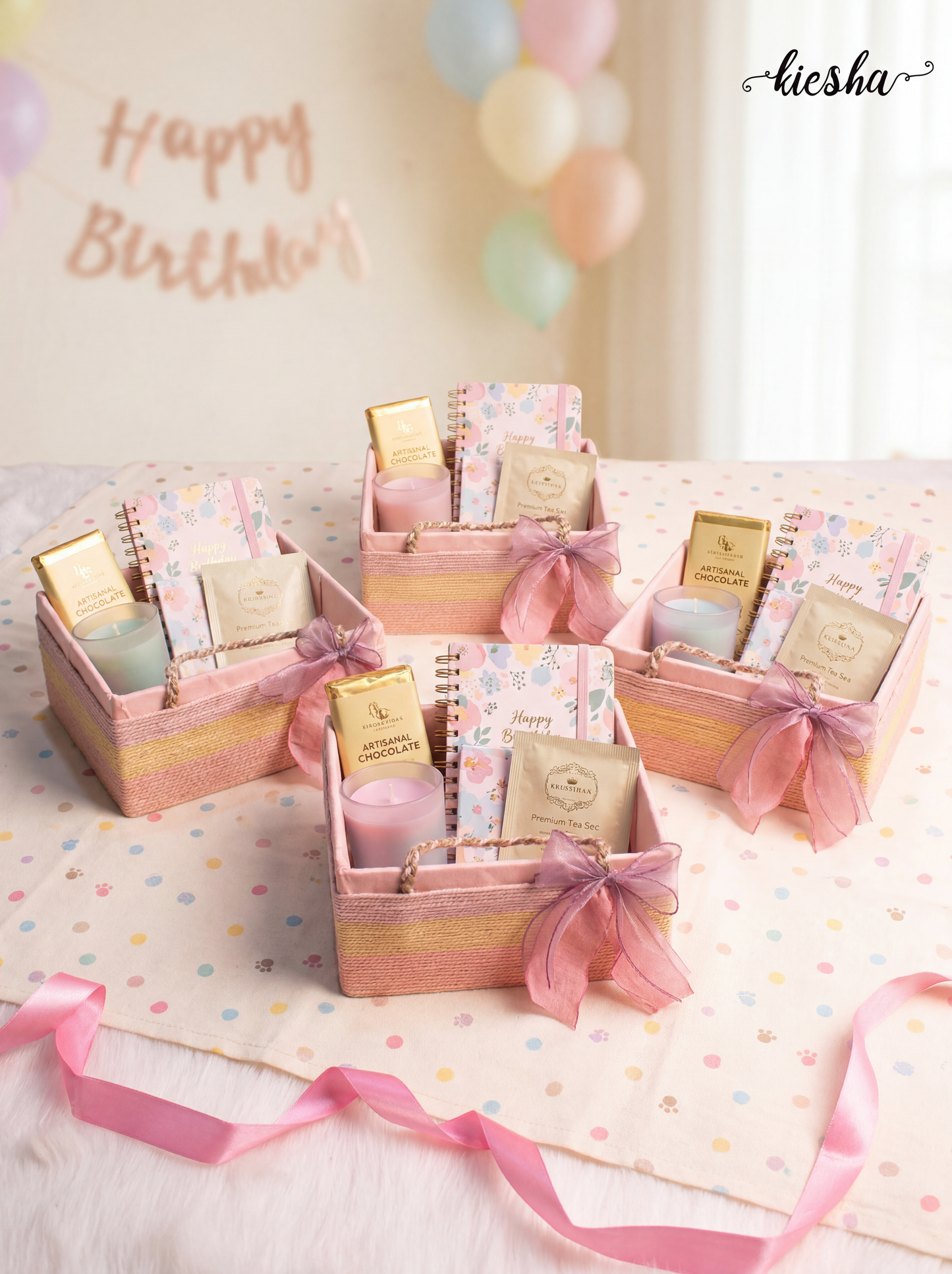 The Ribbon Charm Basket