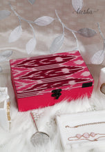 Load image into Gallery viewer, Jewellery Box Ikat Pink