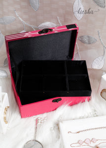 Jewellery Box Ikat Pink