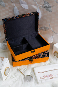 Jewellery Box Kalamkari Yellow