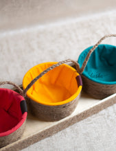 Load image into Gallery viewer, Tray of 3 - Sutli Basket Round (Open)