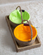 Load image into Gallery viewer, Tray of 2 - Sutli Basket Round (Open)