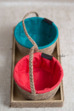 Load image into Gallery viewer, Tray of 2 - Sutli Basket Round (Open)