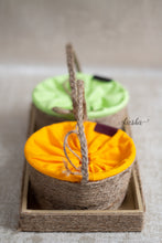 Load image into Gallery viewer, Tray of 2 - Sutli Basket Round (covered)
