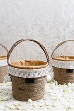 Load image into Gallery viewer, Golden Brocade Tub Basket