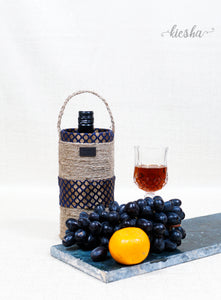 Wine Bottle Sutli Basket (set of 3)