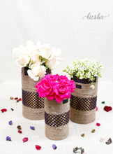 Load image into Gallery viewer, Wine Bottle Sutli Basket (set of 3)