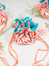 Load image into Gallery viewer, Misty Teal Potli Bag