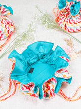 Load image into Gallery viewer, Misty Teal Potli Bag