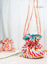 Load image into Gallery viewer, Misty Teal Potli Bag