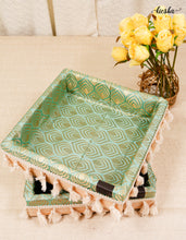 Load image into Gallery viewer, Tassel Brocade Tray